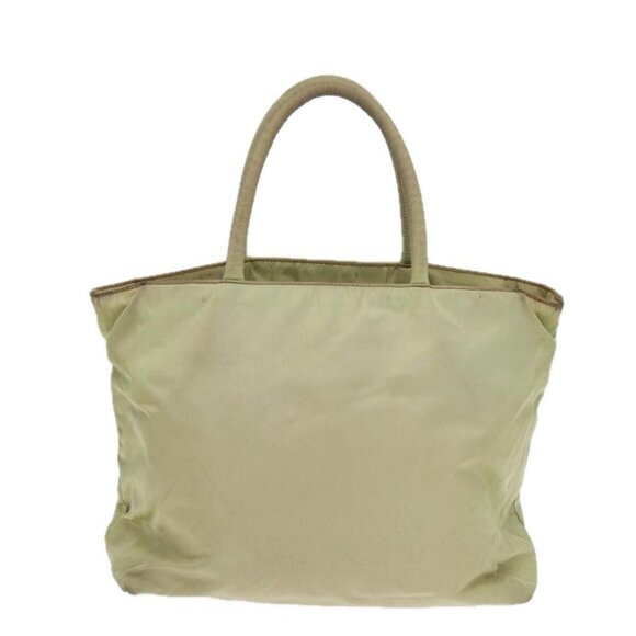 PRADA Tote Bag Nylon Silver Pistachio Green - Picture 2 of 14